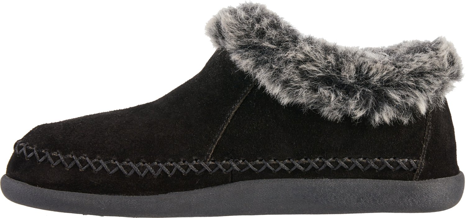 Magellan Women's Faux Fur Collar Bootie Slipper | Academy