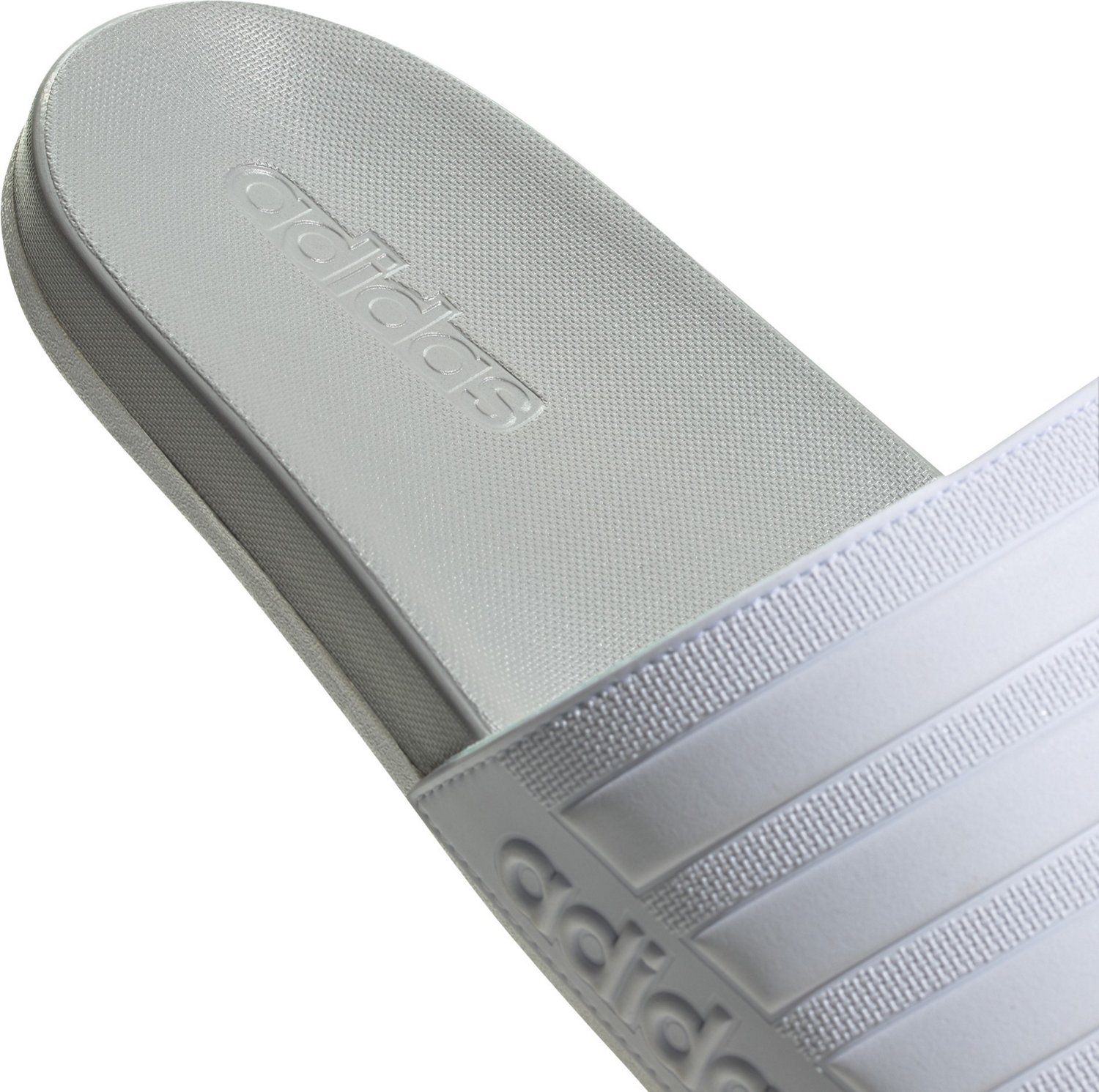 adidas Men's Adilette Cloudfoam Plus Swim Slides                                                                                 - view number 3