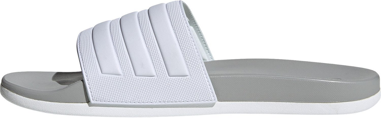 adidas Men's Adilette Cloudfoam Plus Swim Slides                                                                                 - view number 6