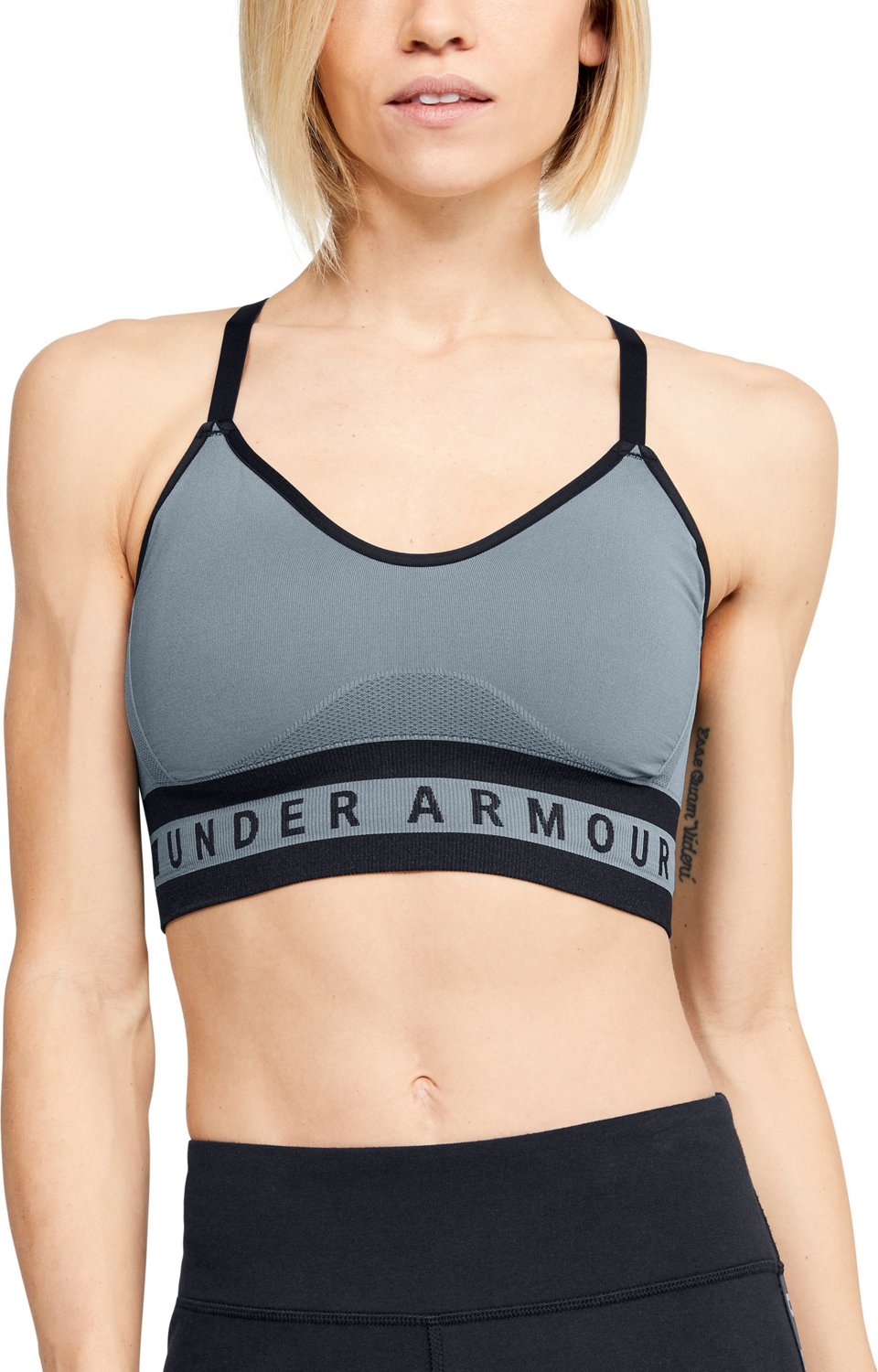 Under Armour Women's UA Seamless Longline Low Support Sports Bra