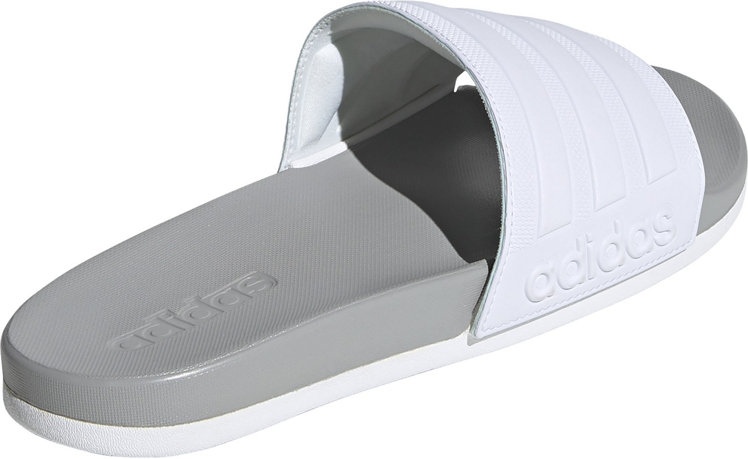 adidas Men's Adilette Cloudfoam Plus Swim Slides                                                                                 - view number 4