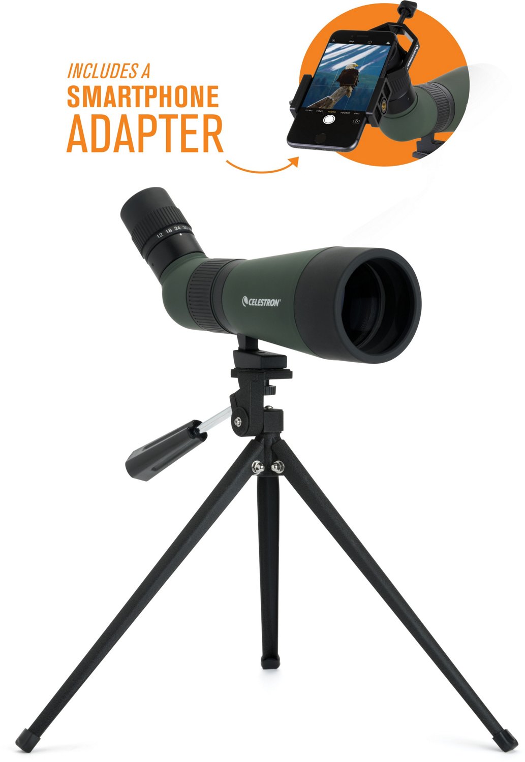 Celestron LandScout 12-36x60 with Smartphone Adapter - view number 4