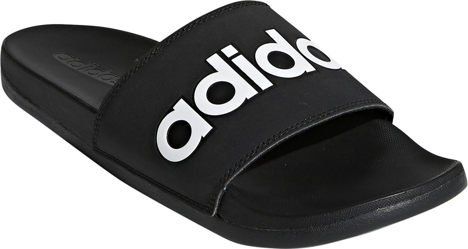 adidas Men's Adilette Cloudfoam Plus Swim Slides                                                                                 - view number 2