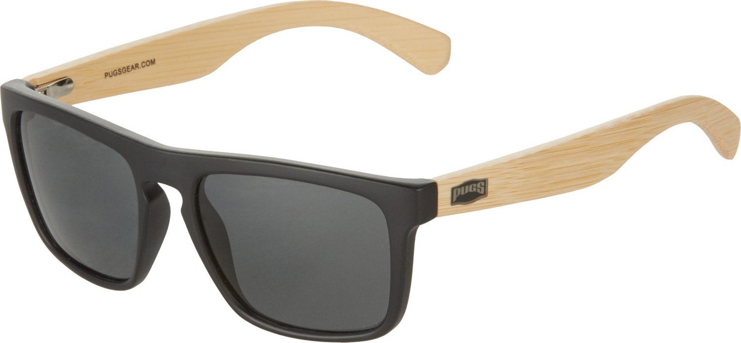 PUGS Elite Wayfarer Bamboo Sunglasses