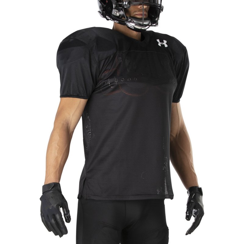 Under Armour Boys' Football Practice Jersey Black, Large - Football Apparel at Academy Sports