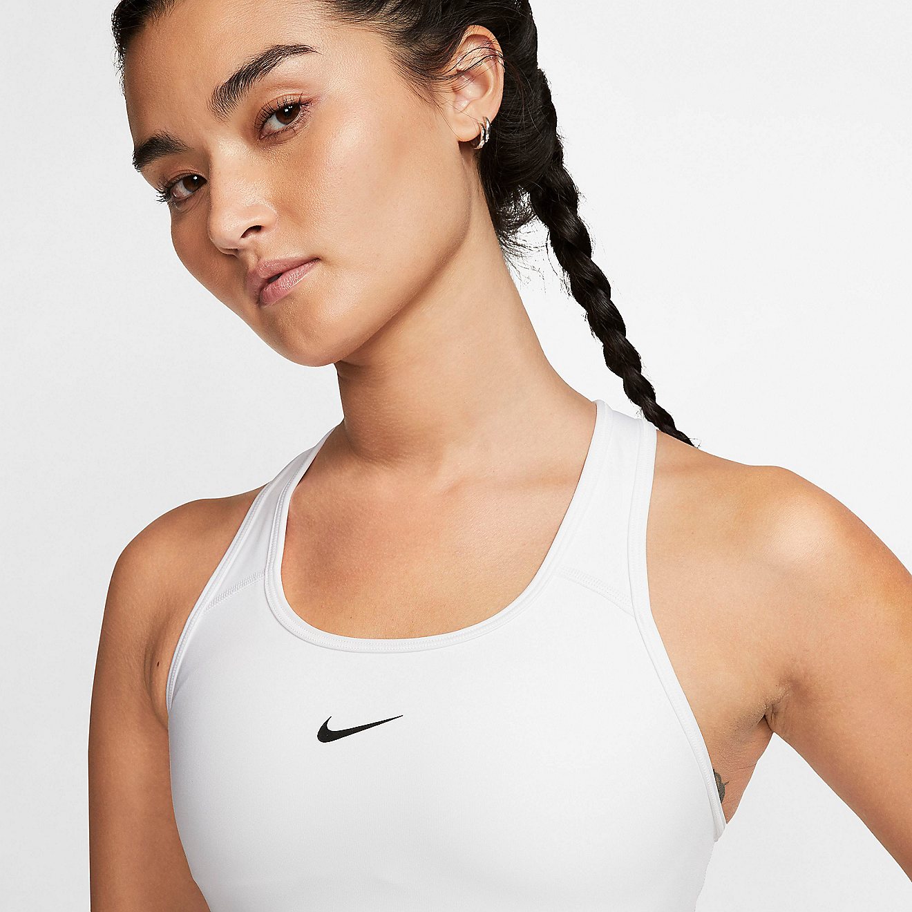 Nike Women's Medium Support Swoosh Sports Bra | Academy