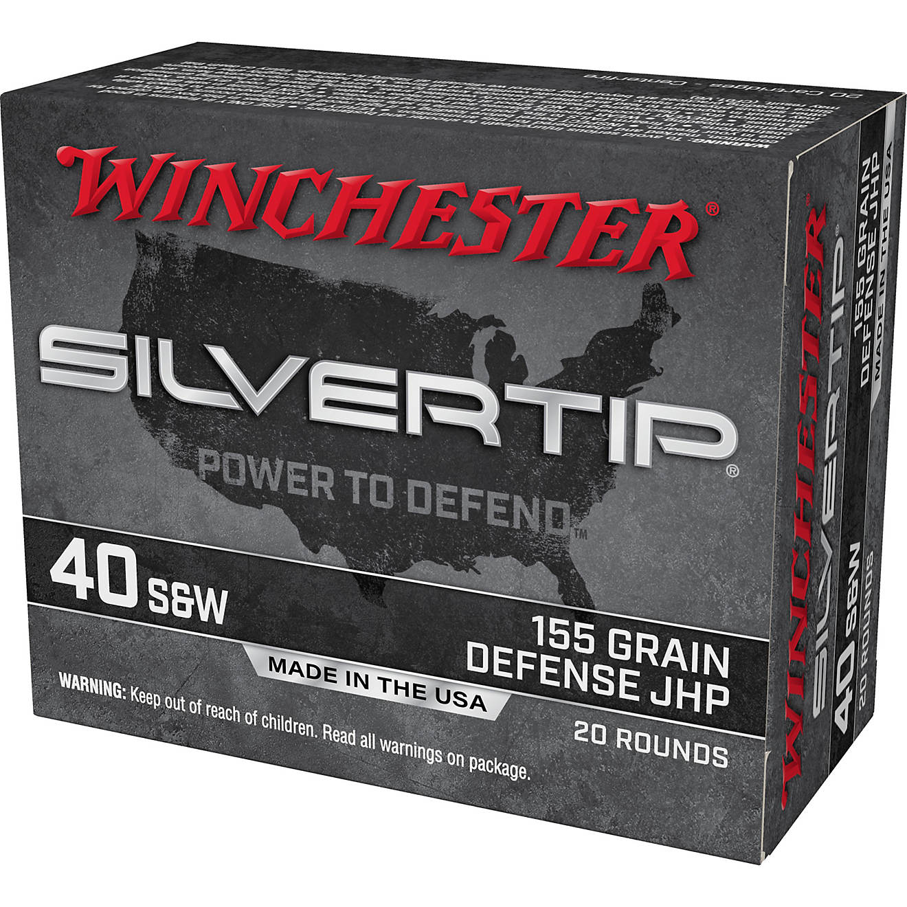 Winchester Silvertip .40 S&W 155-Grain Ammunition - 20 Rounds                                                                    - view number 1