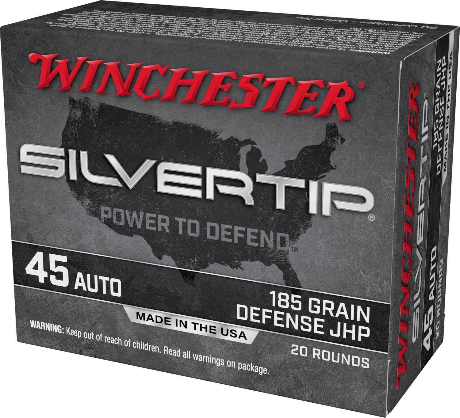 Winchester Silvertip .45 ACP 185-Grain Centerfire Rifle Ammunition                                                               - view number 1 selected