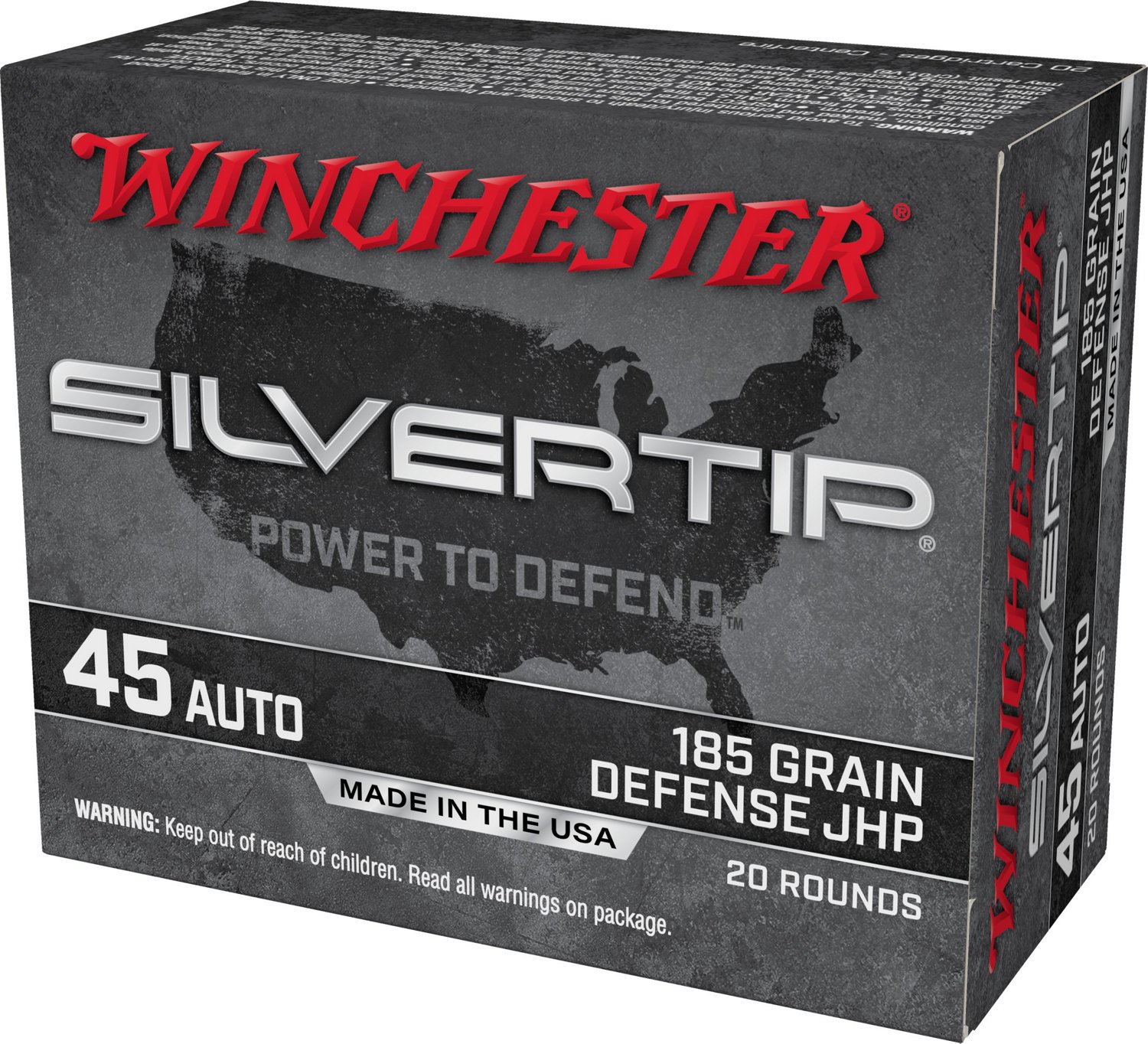 Winchester Silvertip .45 ACP 185-Grain Centerfire Rifle Ammunition ...