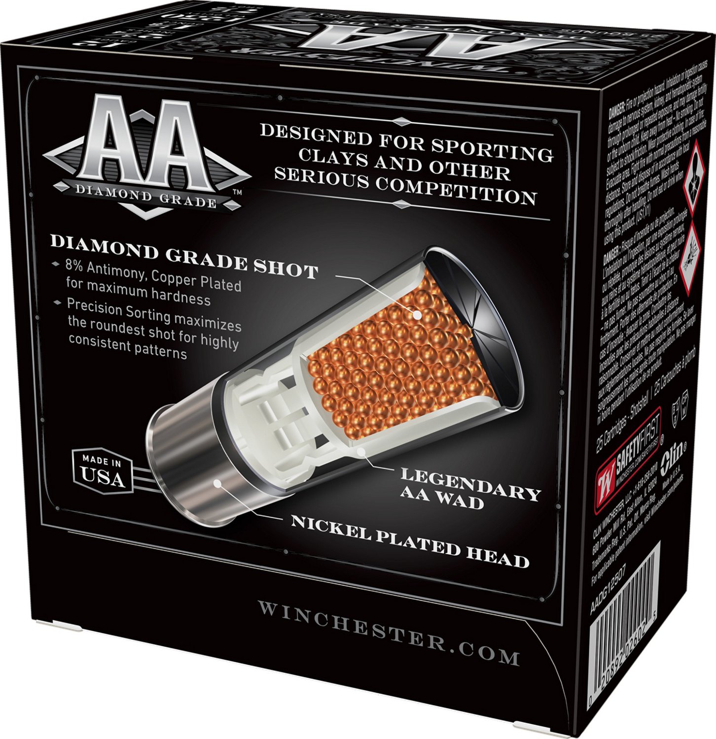 Winchester AA Diamond Grade 12 Gauge Shotshells - 25 Rounds