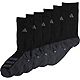 adidas Youth Cushioned Angle Stripe Crew Socks 6-Pack                                                                            - view number 2 image