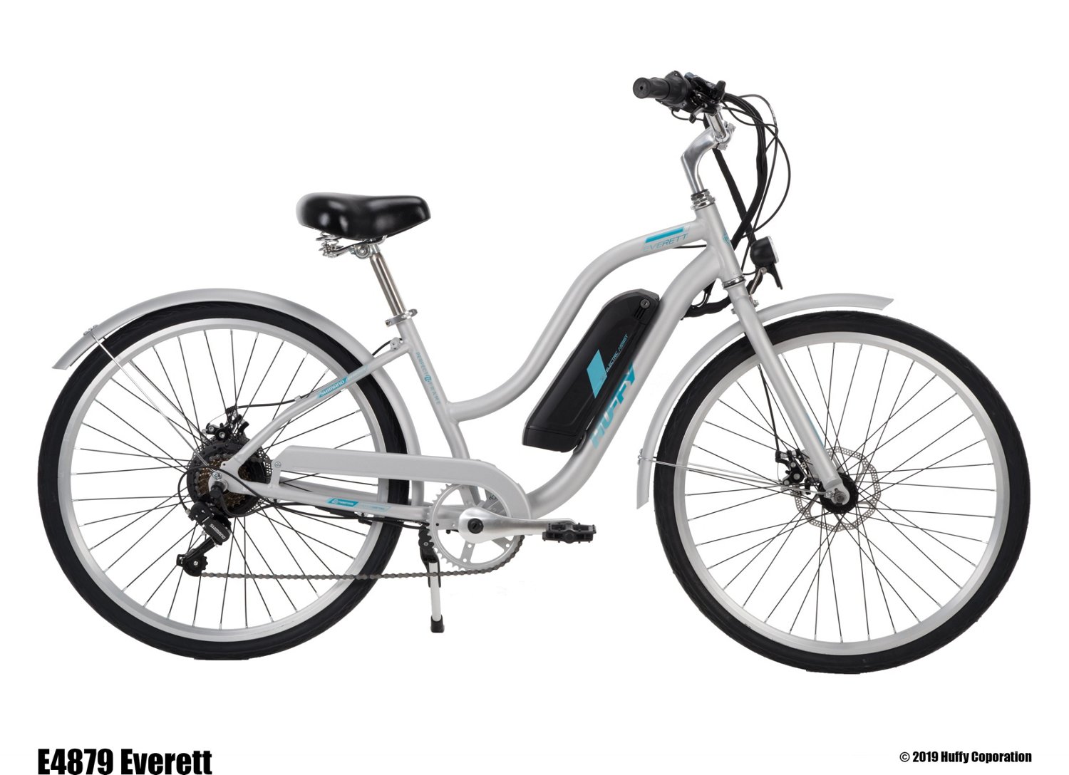 Huffy Women's Everett 27.5 in. 7-Speed Electric Bike