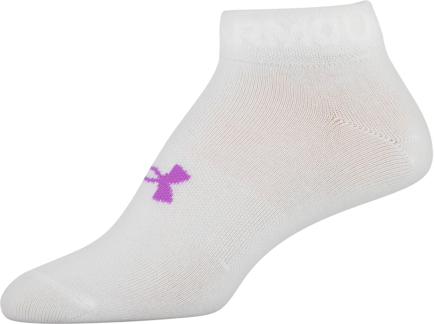 Under Armour Women's 6 Pack Essential No Show Socks