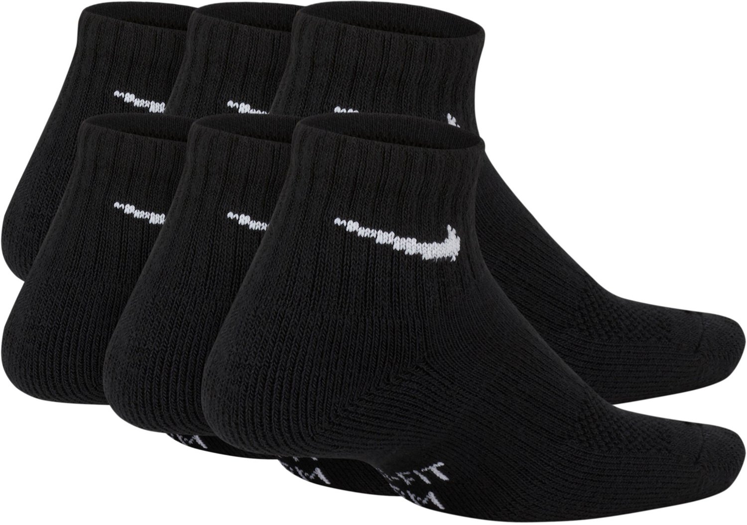 Nike Youth Performance Cushioned Training Quarter Socks 6 Pack | Academy