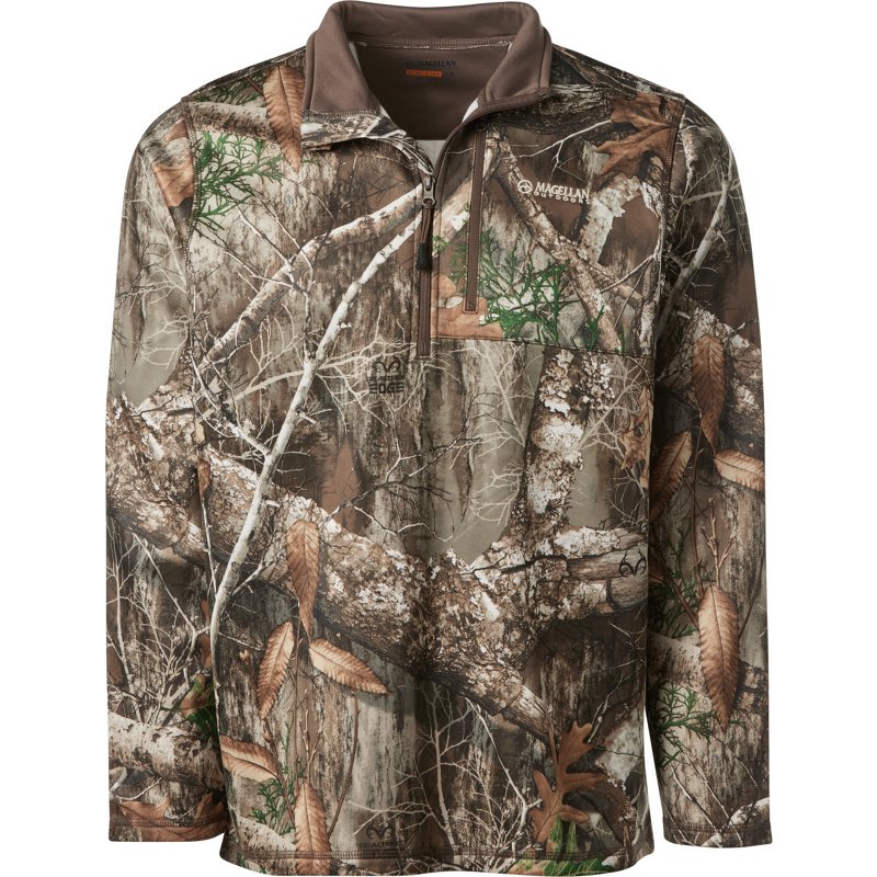 Magellan Outdoors Men's Game Winner 1/4-Zip Pullover, X-Large - Adult Non Insultd Camo at Academy Sports product image
