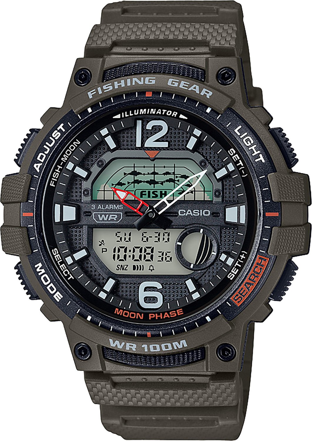 Casio Fishing Gear WS1200H-1AV, Men's Fashion, Watches & Accessories,  Watches on Carousell