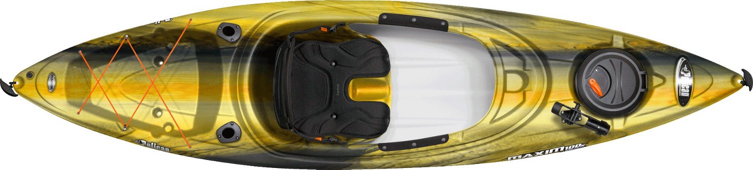 PELICAN, Maxim 100X Angler Fishing Kayak