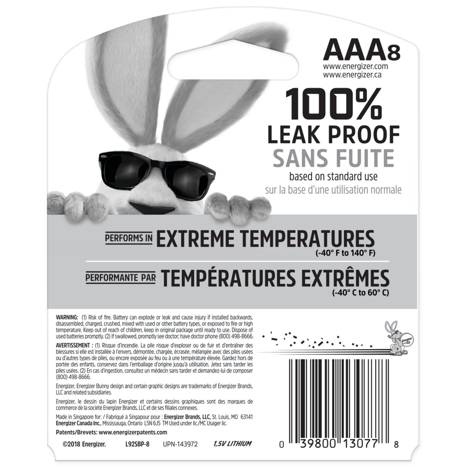 Energizer Ultimate Lithium AAA Batteries 8-Pack - view number 2