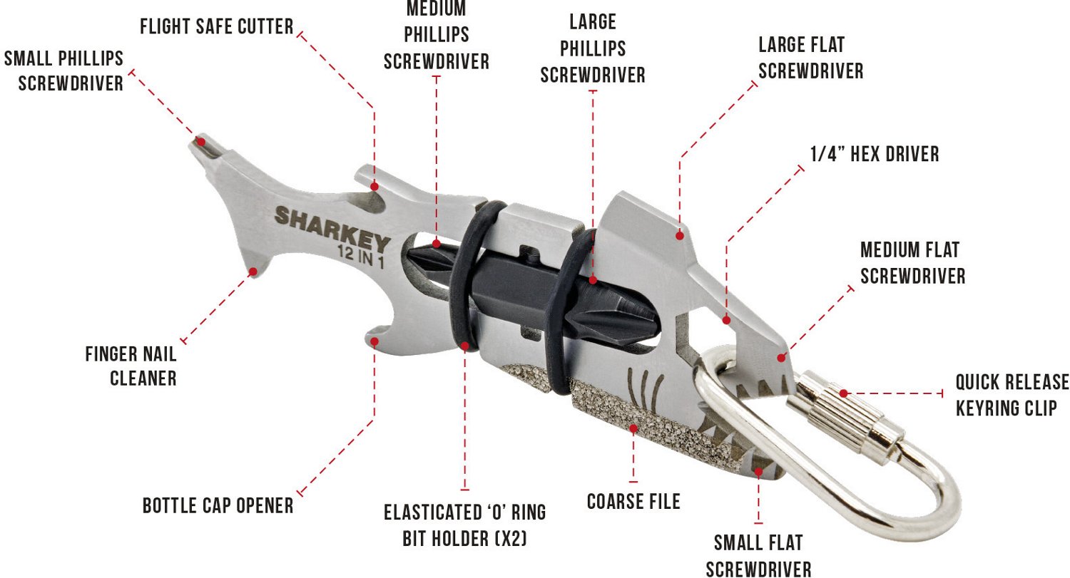 True Utility Sharkey Multitool 6-Pack | Academy