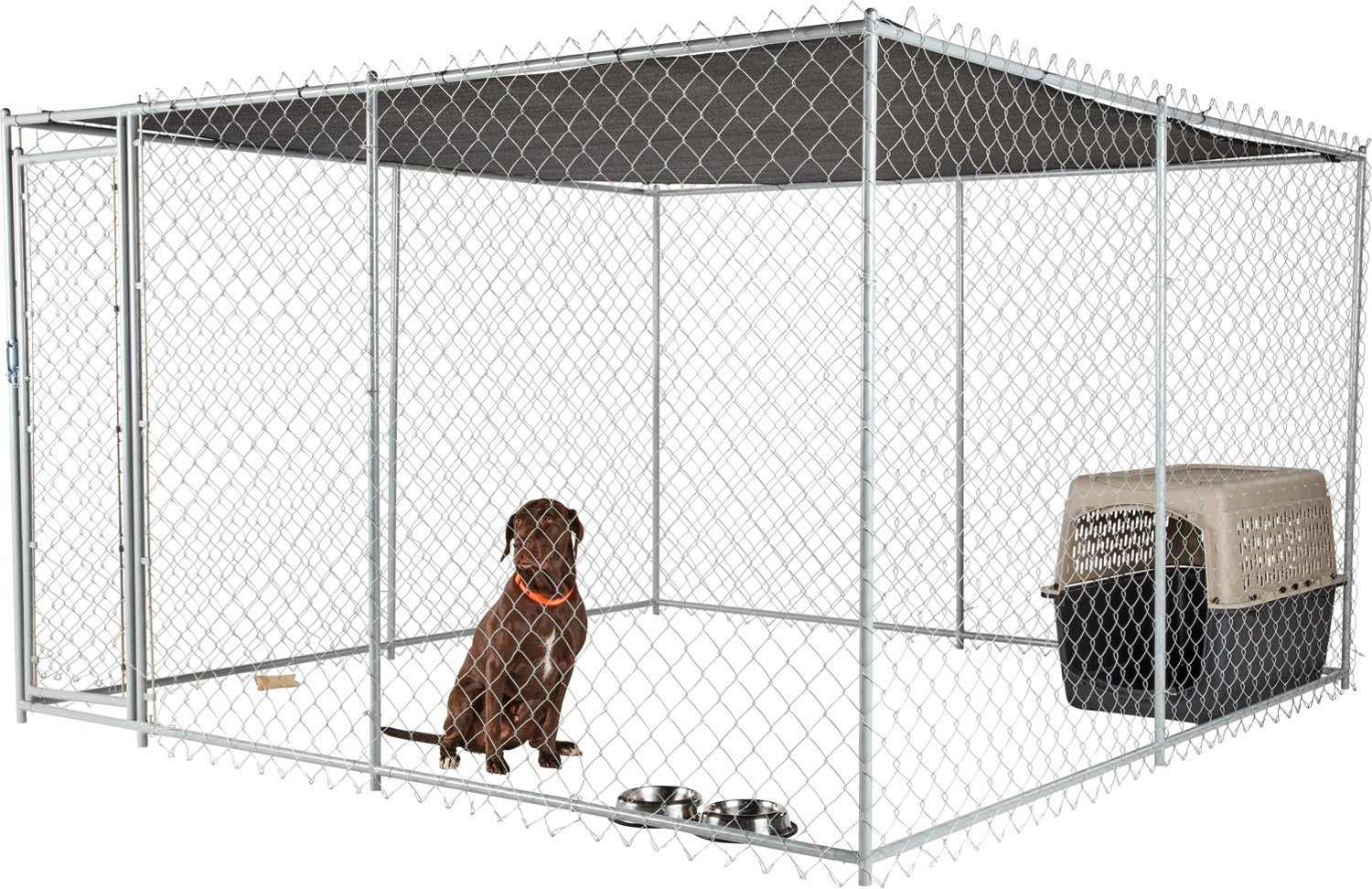 2 in 1 on sale dog kennel fencemaster