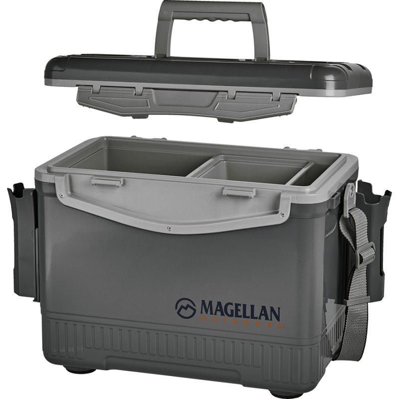 Magellan Outdoors 19 qt Aerator Dry Box Gray - Hard Tackle Boxes at Academy  Sports