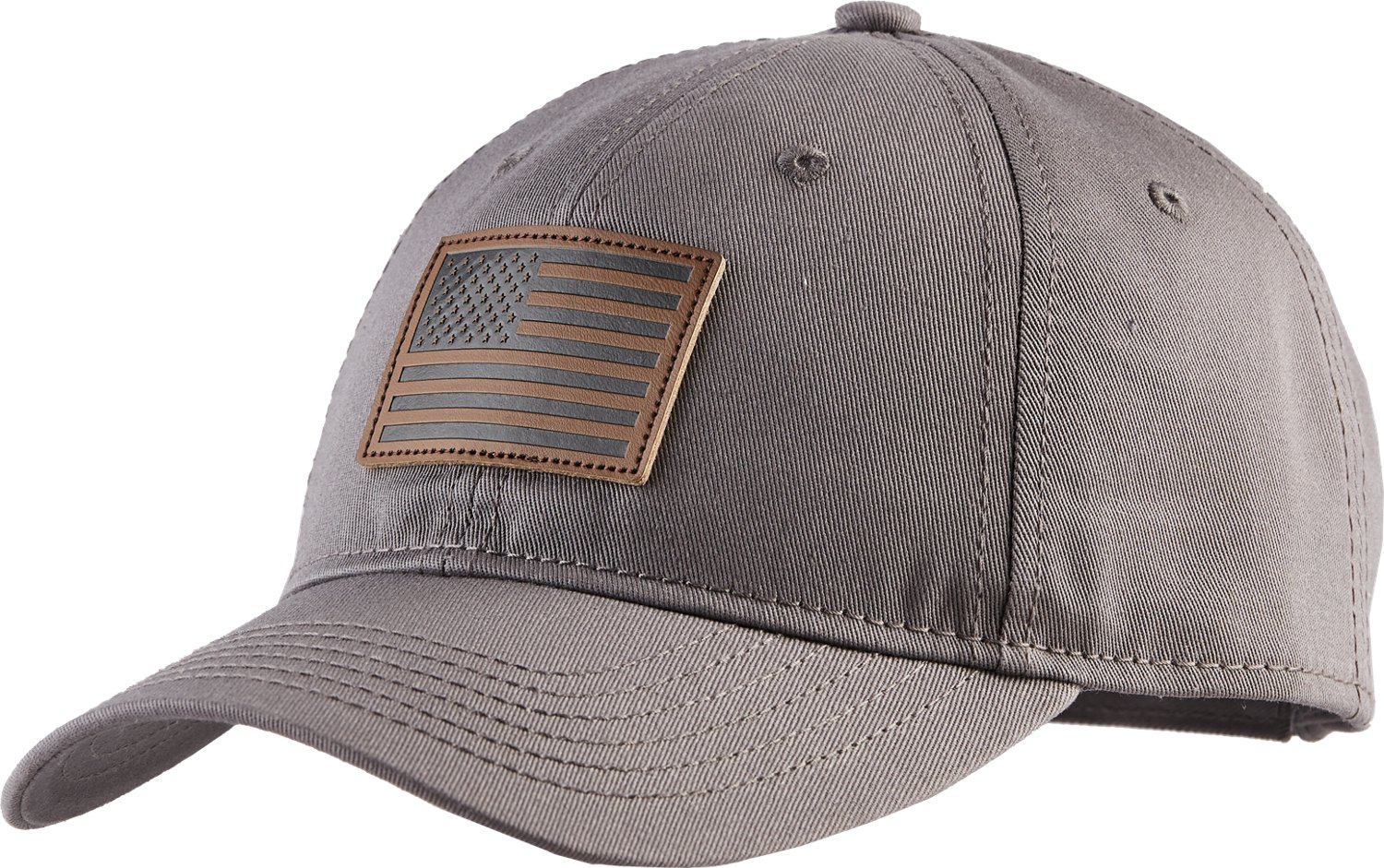 Academy Sports + Outdoors Men's Faux Leather Flag Cap - view number 2