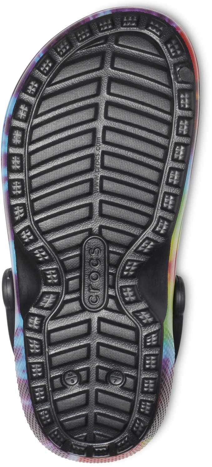 Crocs Adults' Classic Fuzz-Lined Tie-Dye Clogs - view number 5