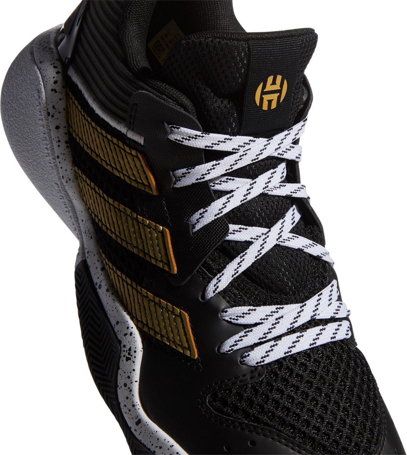 adidas Adults' James Harden Stepback Basketball Shoes - view number 3