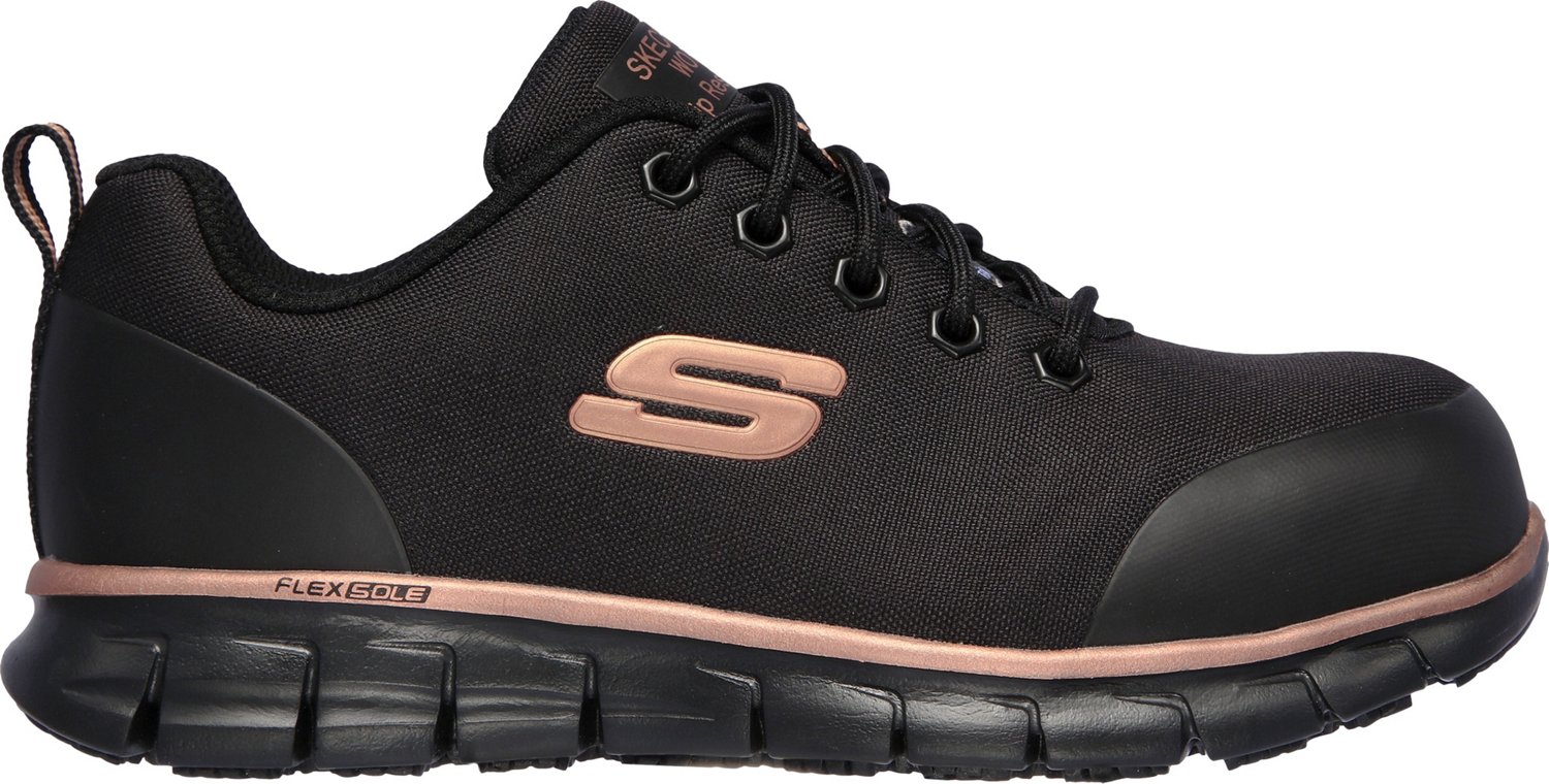 Skechers Women's Sure Track Chiton Alloy Toe Work Shoes Academy