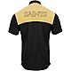 Antigua Men's New Orleans Saints Angler Woven Button-Down T-shirt                                                                - view number 2 image