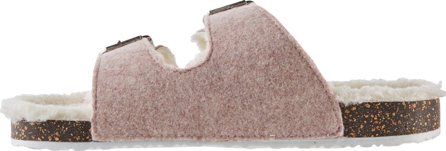 Magellan Outdoors Women's 2-Buckle Faux Fur Slippers - view number 2