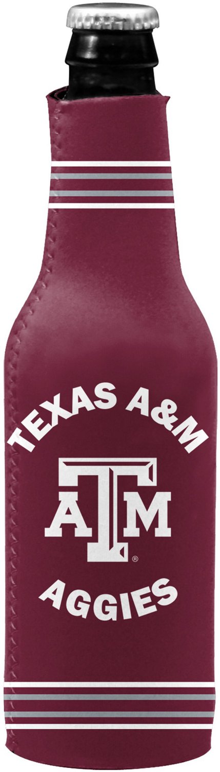 Logo Texas A&M University Crest Logo Bottle Coozie