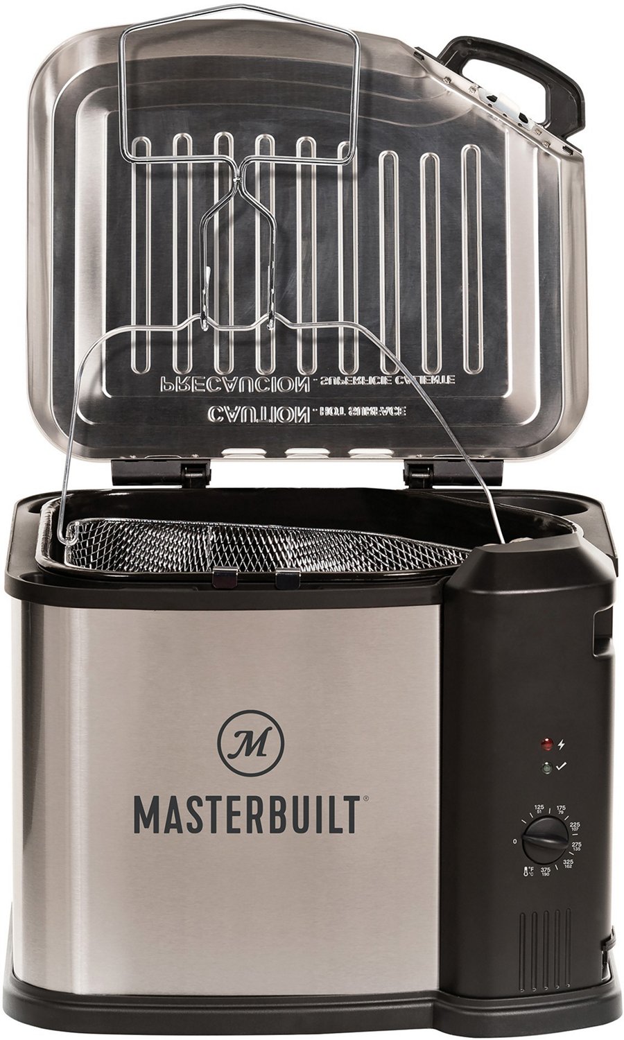 Masterbuilt electric turkey fryer and seafood kettle powers on.6a