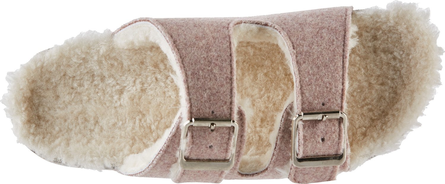 Magellan Outdoors Women's 2-Buckle Faux Fur Slippers - view number 3