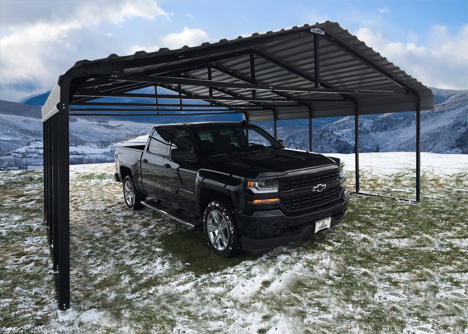 Arrow Carport 20 x 20 Academy