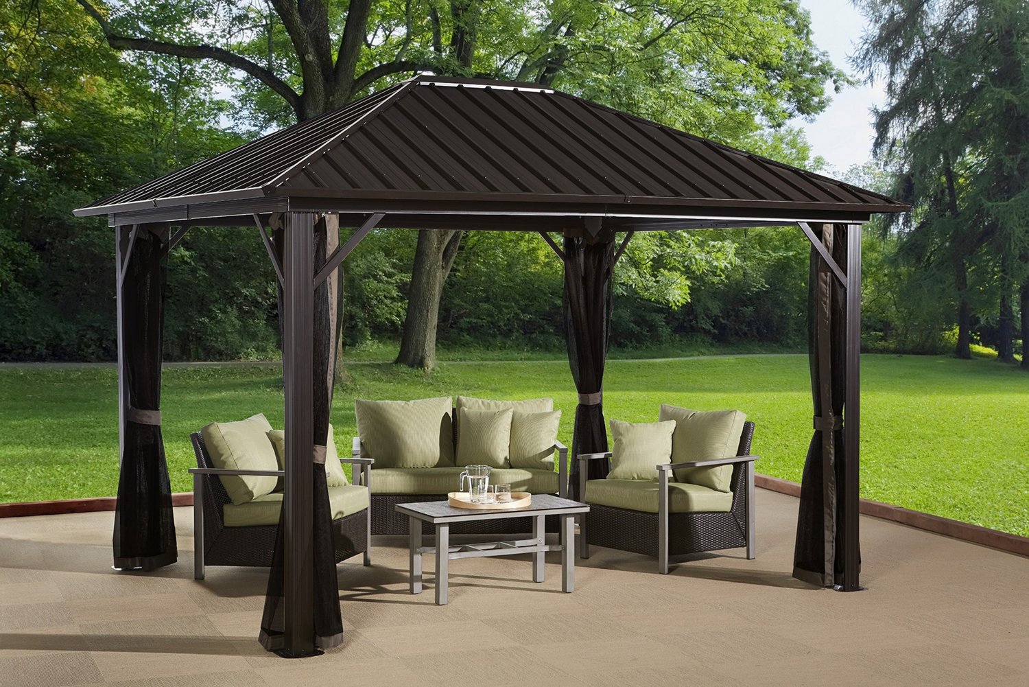 ShelterLogic Genova Hardtop 10 ft x 12 ft Gazebo - view number 6