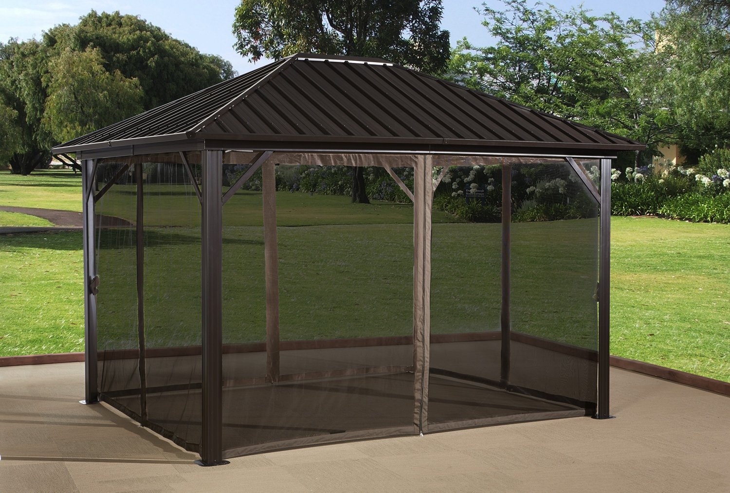 ShelterLogic Genova Hardtop 10 ft x 12 ft Gazebo - view number 7