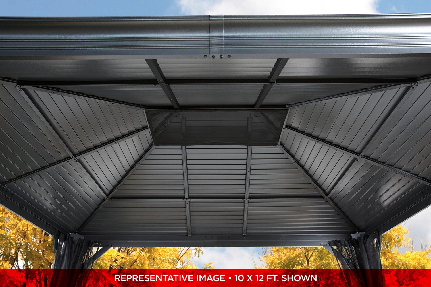 Mykonos II Double Roof Gazebo 10 x 14 ft - view number 6