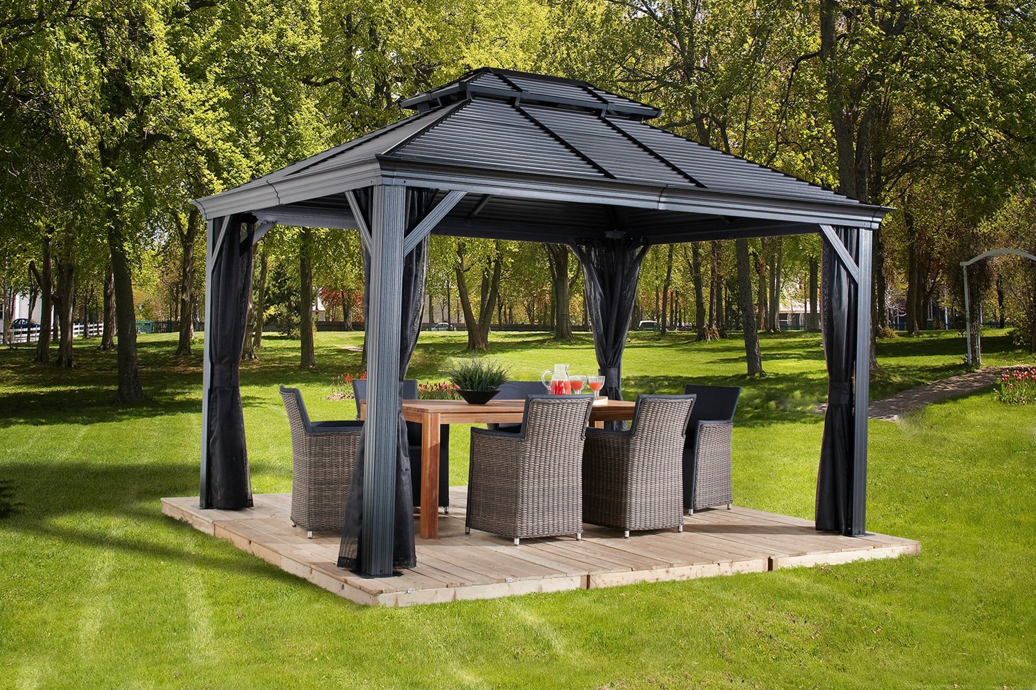 Mykonos II Gazebo 10 x 12 ft - view number 4