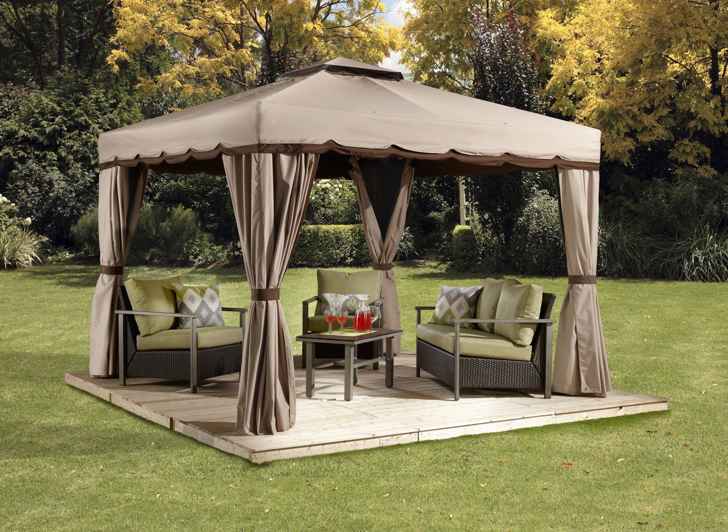 Roma Gazebo 10 x 12 ft Academy