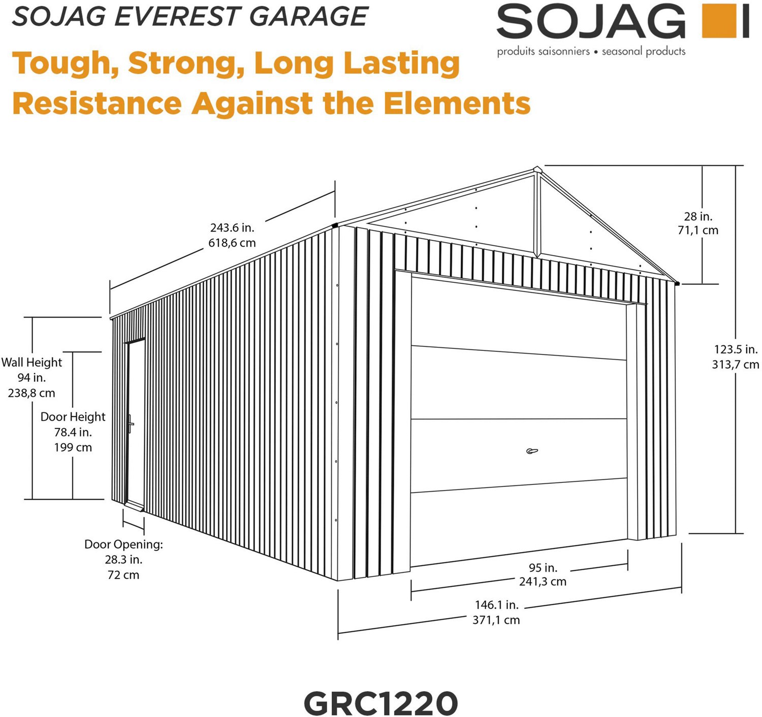 Everest Garage 12 x 20 ft.