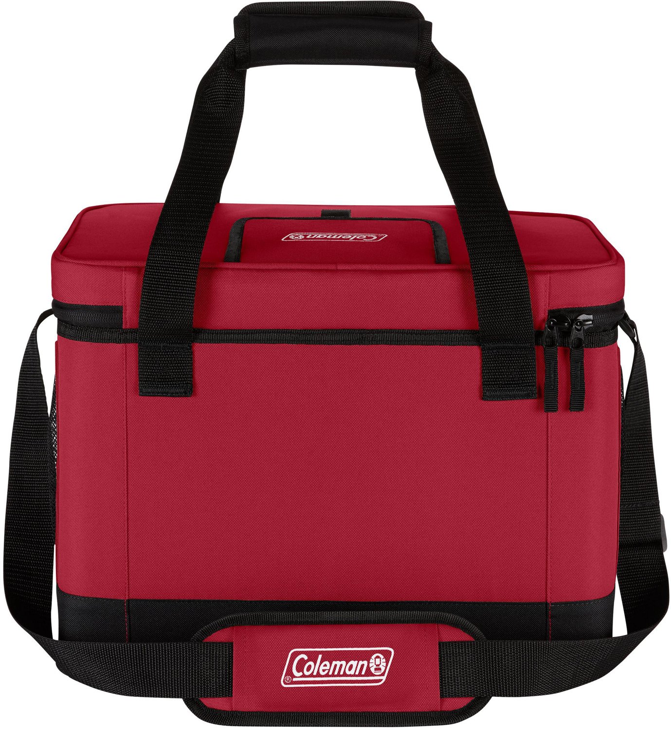 Coleman 9 Can Collapsible Soft Sided Cooler Bag, Red 