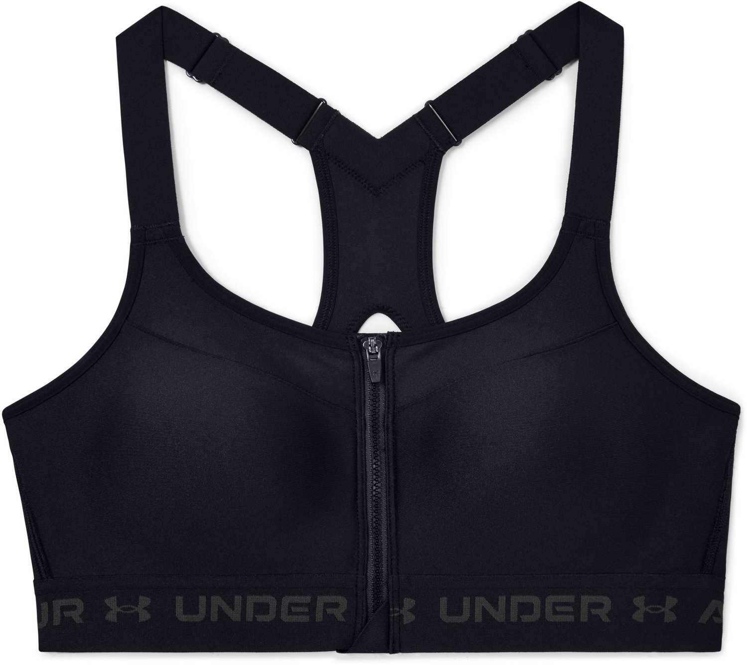 Under Armour high support crossback sports bra in black