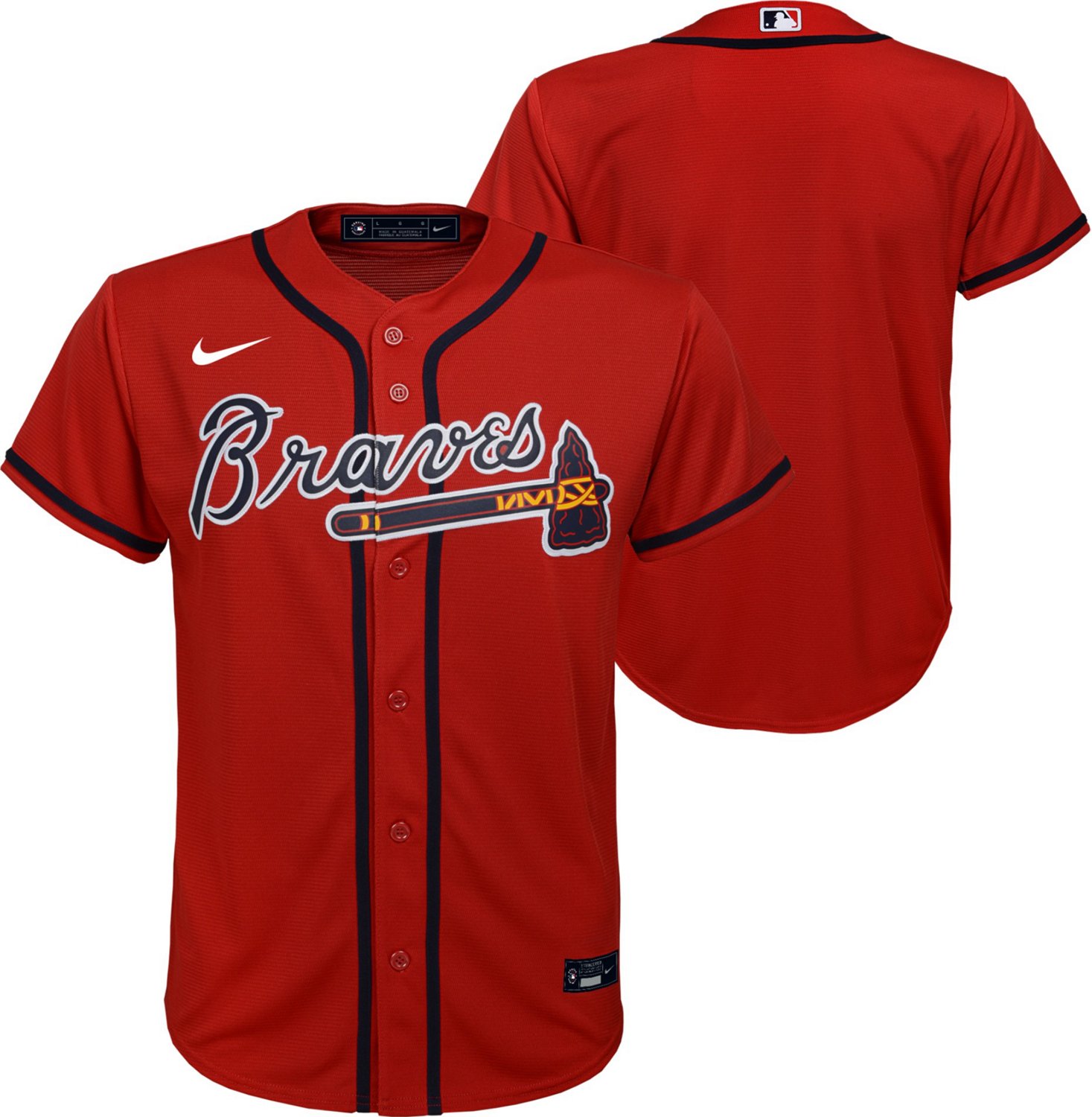 atlanta braves youth jersey