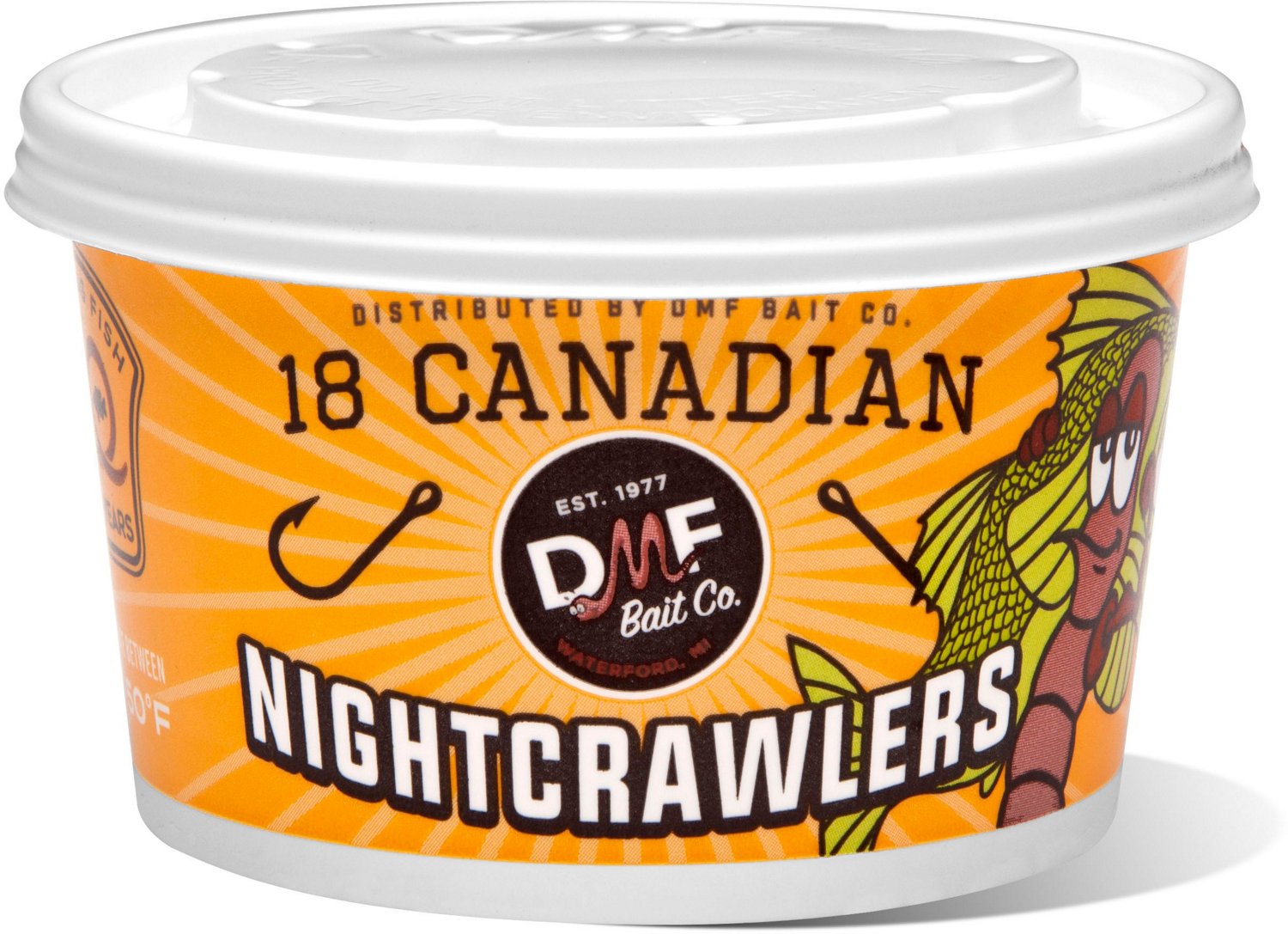 DMF Bait Canadian Nightcrawlers 18ct Academy