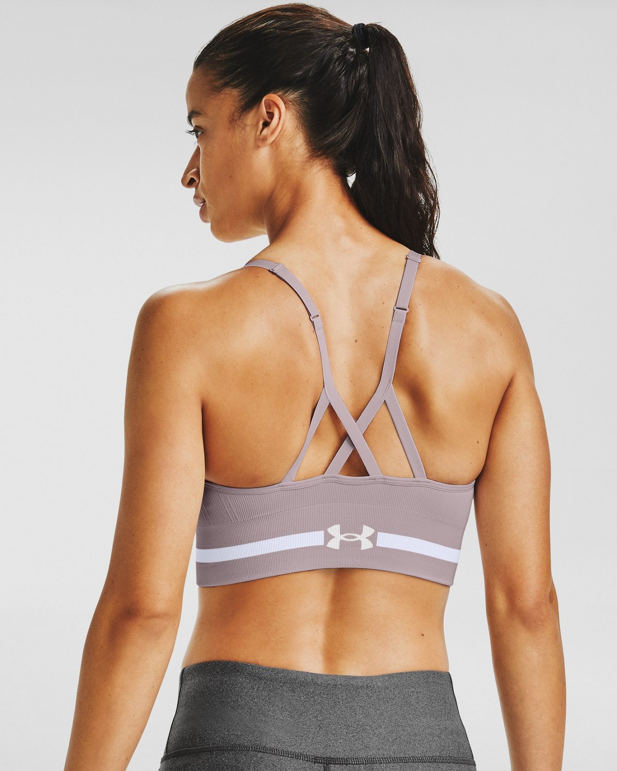 Under Armour Women's Seamless Long Low Impact Bra                                                                                - view number 2