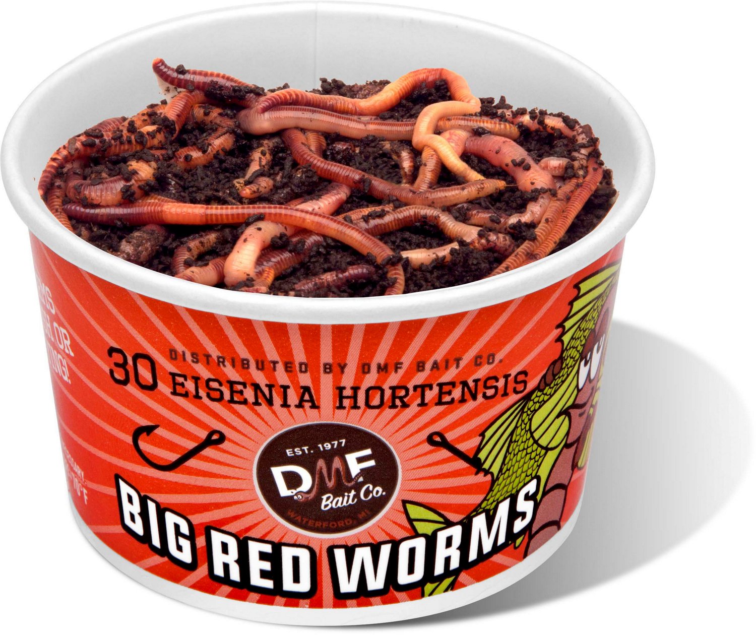 DMF Bait Big Red Worms 30-ct - view number 2