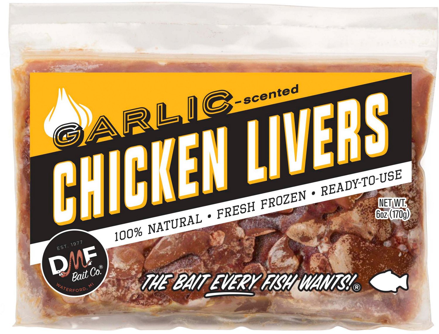 DMF Bait Chicken Livers 6-ounces