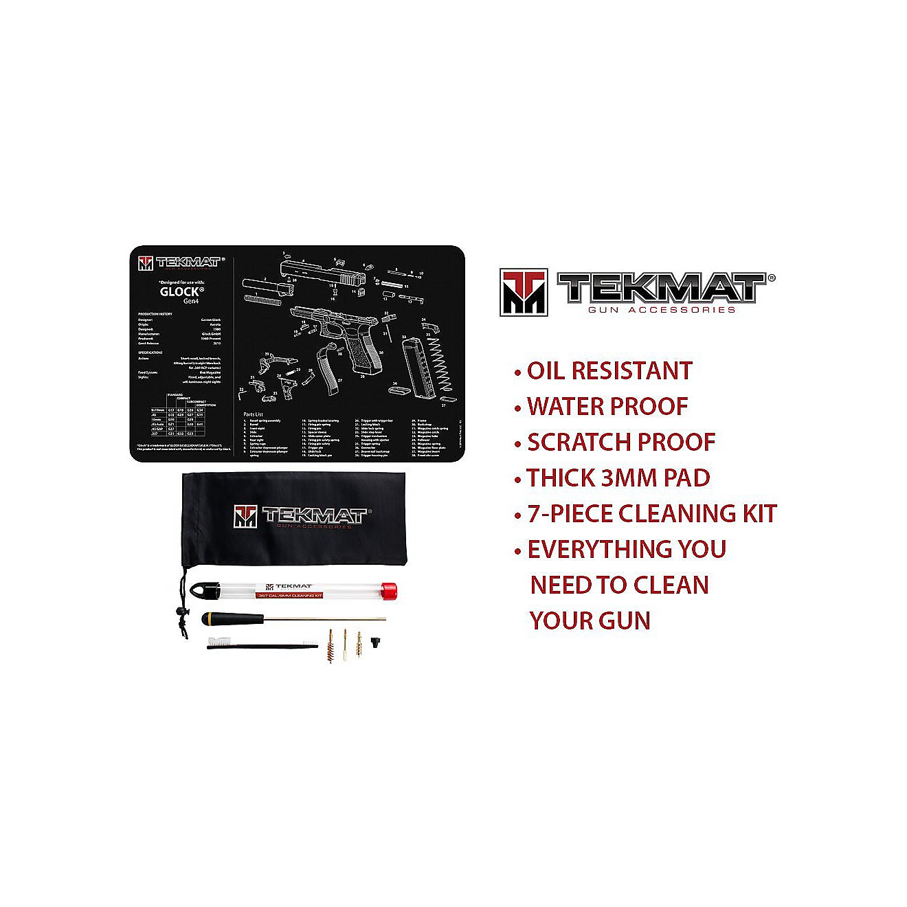 TekMat GLOCK Gen 4 Gun Cleaning Mat                                                                                              - view number 5