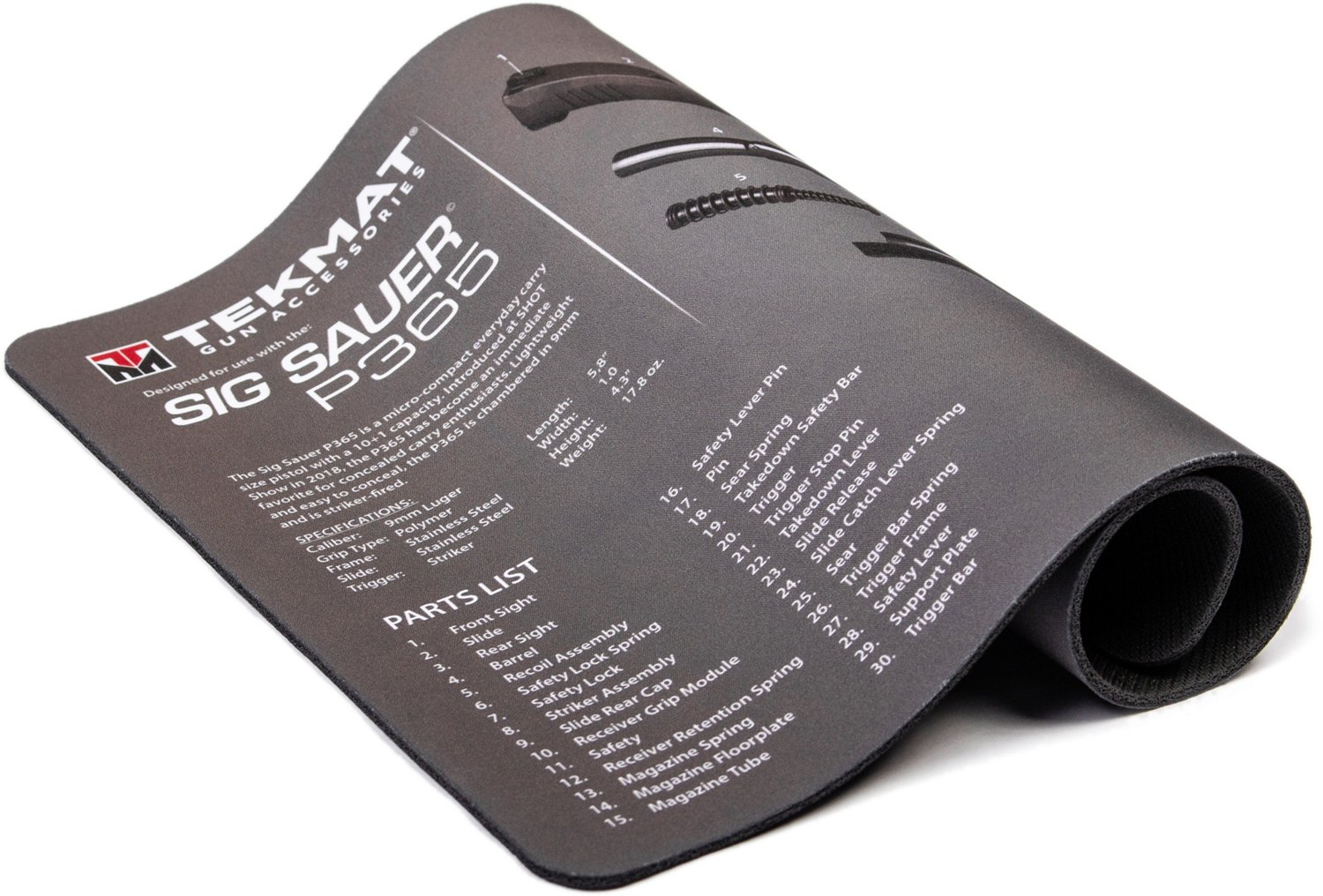 TekMat SIG SAUER P365 Gun Cleaning Mat                                                                                           - view number 3